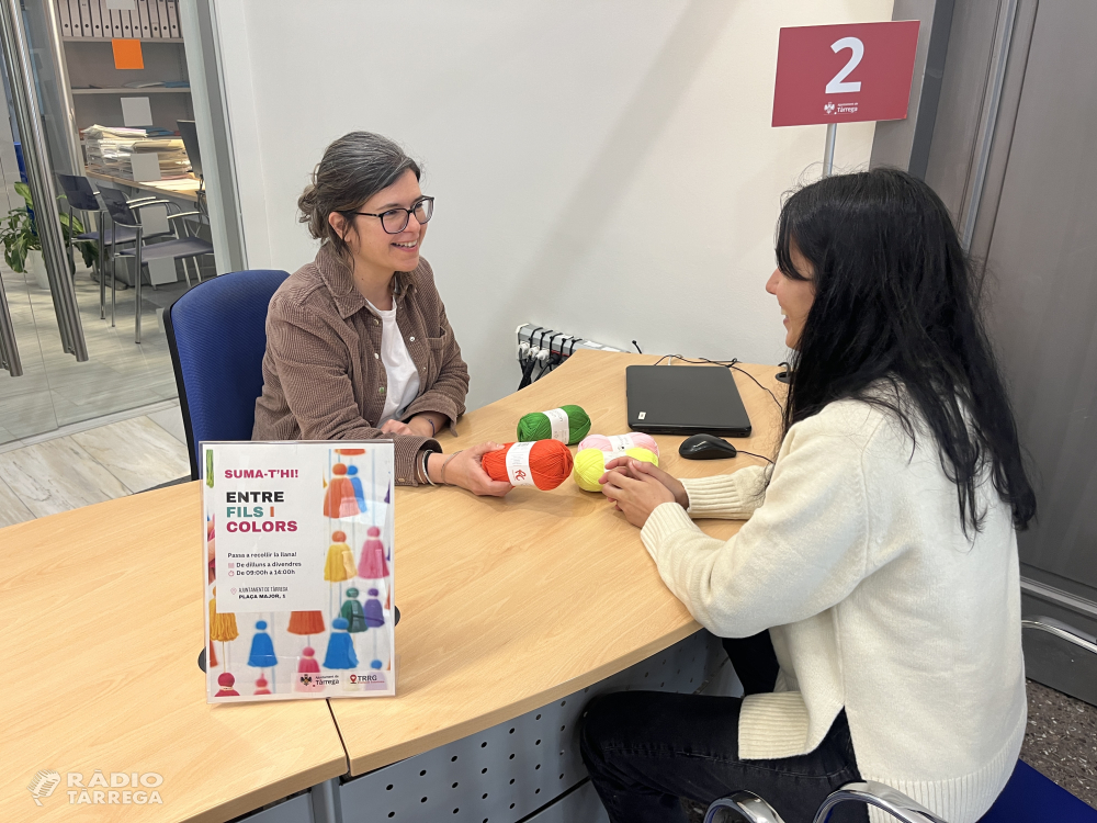 Tàrrega demana la col·laboració ciutadana per teixir un gran tendal de borles per a la diada de Sant Jordi