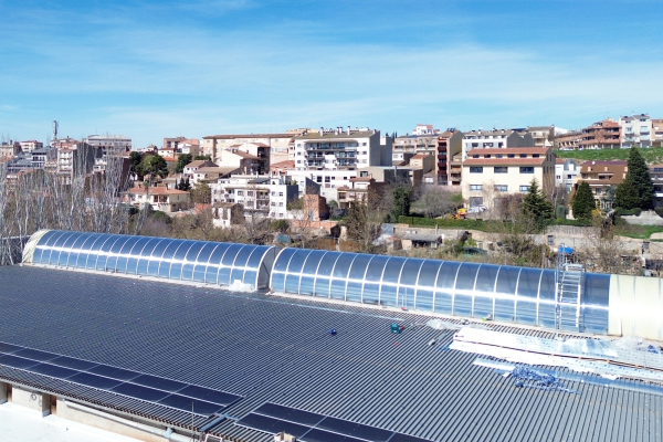 L’Ajuntament de Tàrrega renova la cúpula del Pavelló Municipal d’Esports