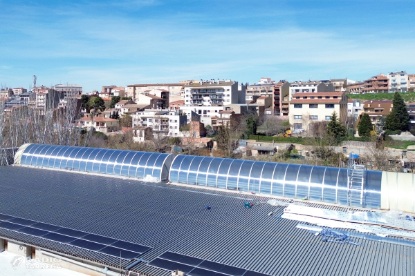 L’Ajuntament de Tàrrega renova la cúpula del Pavelló Municipal d’Esports