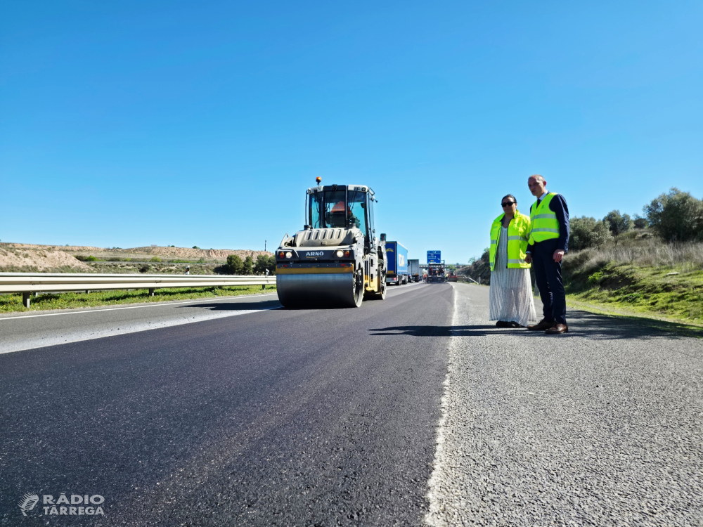 El Ministeri de Transports finalitza demà les obres d’emergència a l’A-2