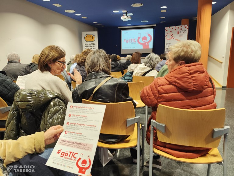 L'Ajuntament de Tàrrega presenta els seus nous cursos per promoure la inclusió sociodigital