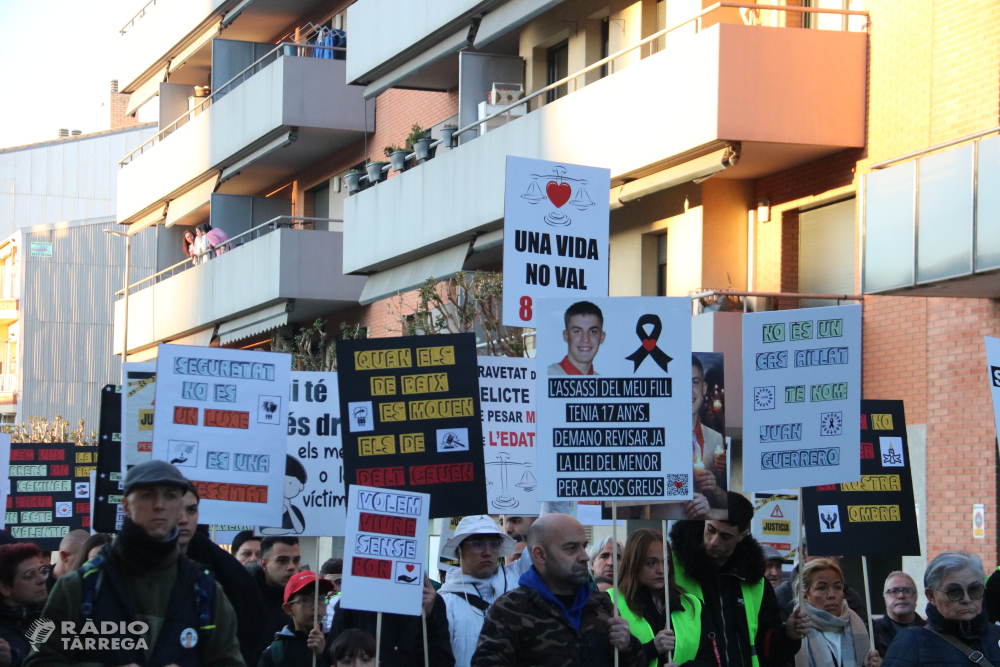 La família del jove que va morir apunyalat a Tàrrega el 2025 reclama al Congrés que es revisi la Llei del menor