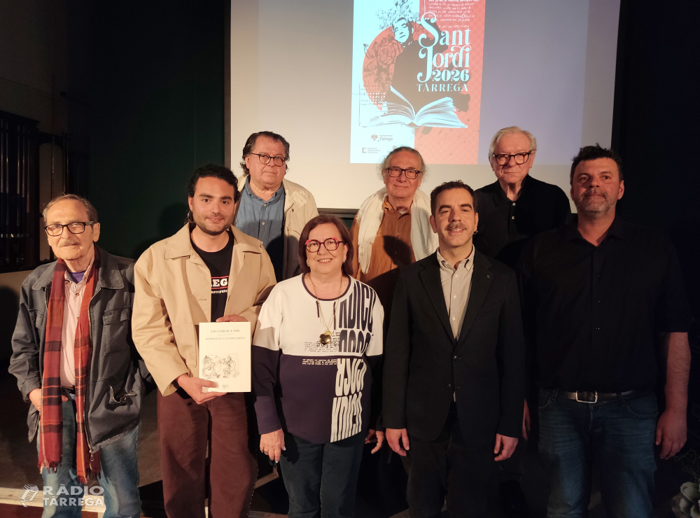 Tàrrega presenta el volum de ‘Col·loquis a Thä’ dedicat a la figura de Xavier García