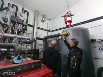 L’Escola Macià Companys d’Agramunt estrena una nova caldera de biomassa