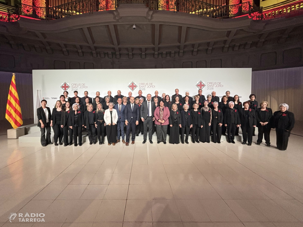 L'Agrupació Coral Flors d’Urgell de Castellserà rep la Creu de Sant Jordi 2026