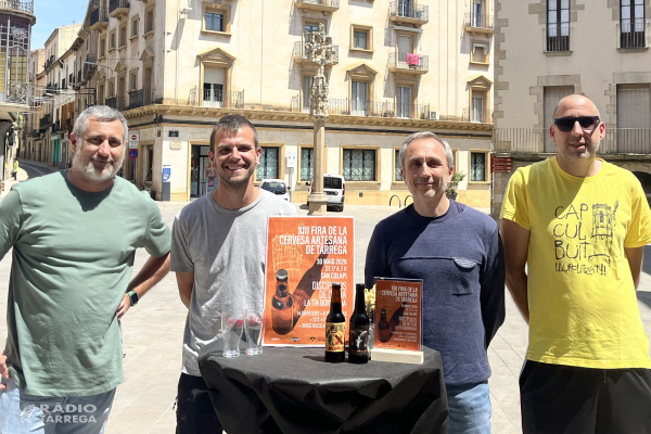 La 13a Fira de la Cervesa Artesana de Tàrrega se celebrarà el dissabte 30 de maig amb 14 elaboradors