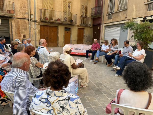 Els regidors d'ERC-AM celebren una trobada amb la ciutadania