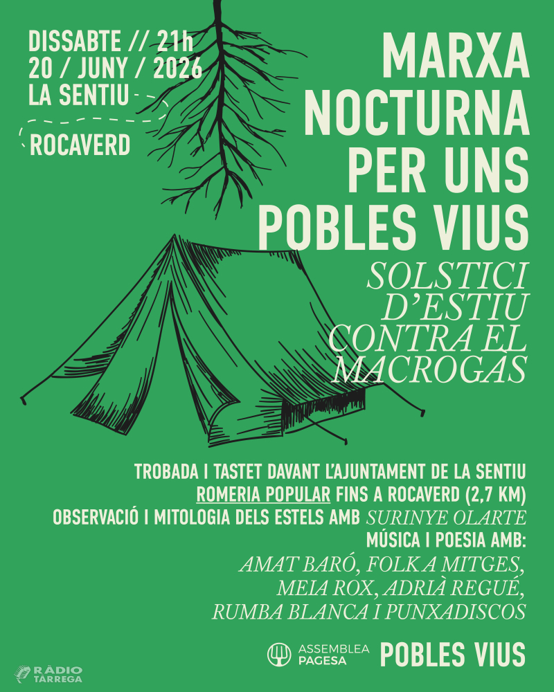 Pobles Vius impulsa una jornada d'activitats per fer front a les llicències de la planta de biogàs La Sentiu Bioenergy