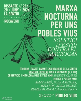 Pobles Vius impulsa una jornada d'activitats per fer front a les llicències de la planta de biogàs La Sentiu Bioenergy