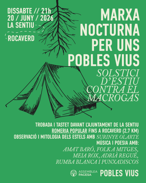 Pobles Vius impulsa una jornada d'activitats per fer front a les llicències de la planta de biogàs La Sentiu Bioenergy