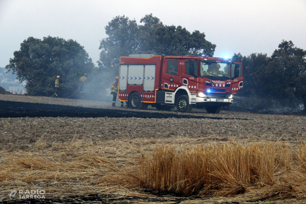 Dissabte amb perill molt alt d'incendi forestal a 74 municipis de Ponent, Catalunya Central i Terres de l'Ebre