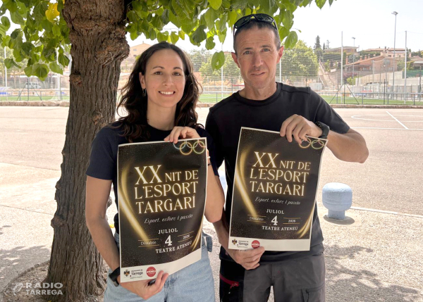 Arriba la 20a edició de la Nit de l’Esport Targarí el dissabte 4 de juliol