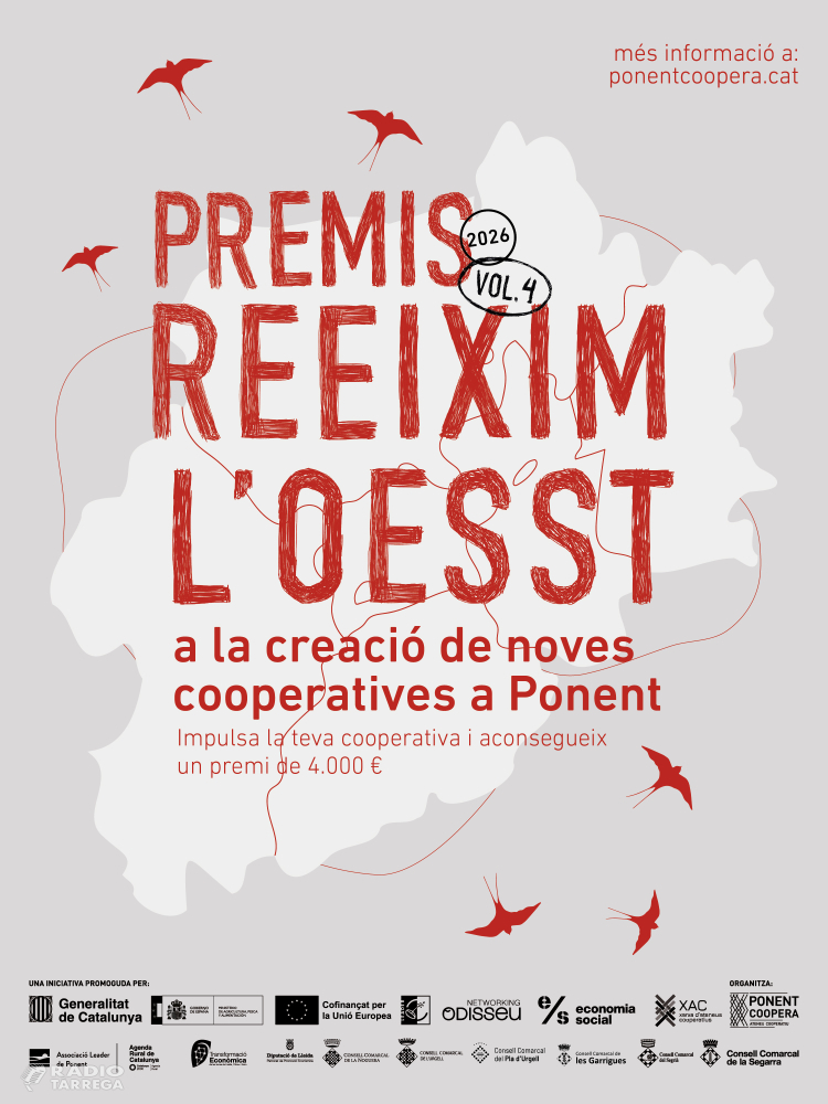 S’obre la convocatòria dels premis Reeixim L’OESST per a la creació de sis noves cooperatives a Ponent
