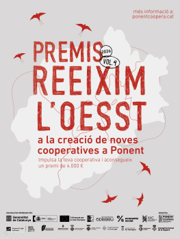 S’obre la convocatòria dels premis Reeixim L’OESST per a la creació de sis noves cooperatives a Ponent