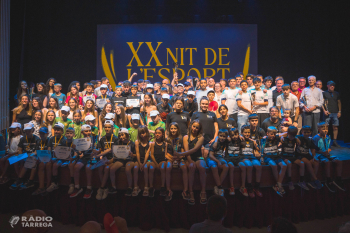La 20a Nit de l’Esport Targarí premia els esportistes i clubs locals més destacats de la temporada