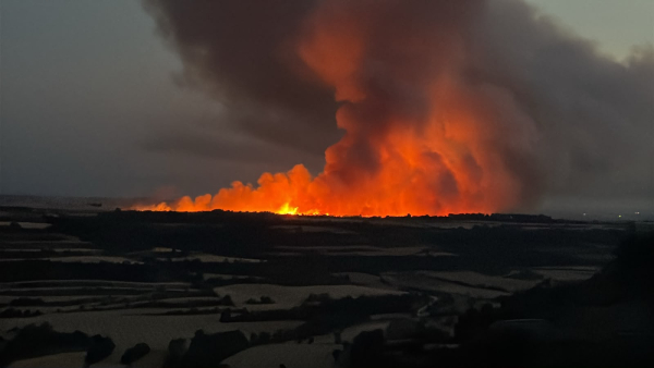 Actiu un incendi a la zona de Rabassoles, al terme de Guimerà
