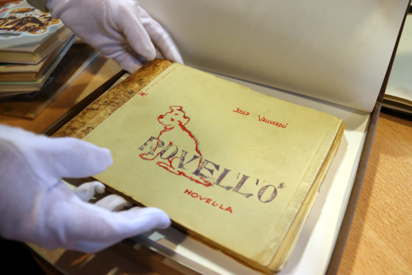 El mecanoscrit original de ‘Rovelló’ o cartes a Pedrolo i Maria Rúbies, tresors amagats al fons Vallverdú de la UdL