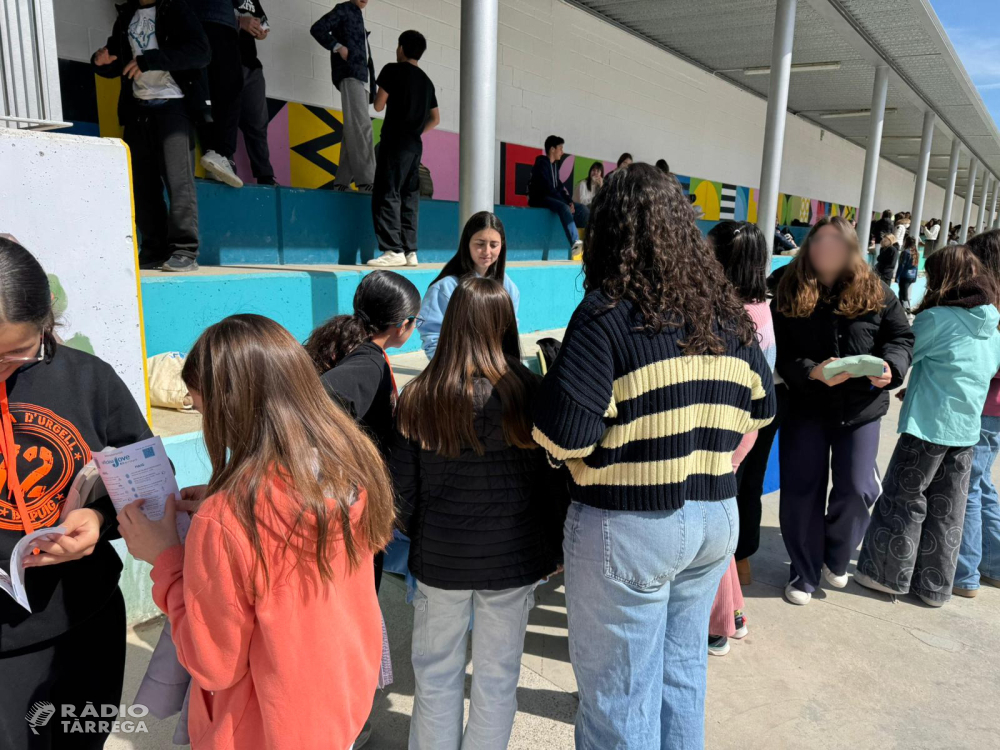 L'Oficina Jove de l'Urgell consolida el projecte Patis amb 21 visites als centres de secundària durant el curs 2025-2026