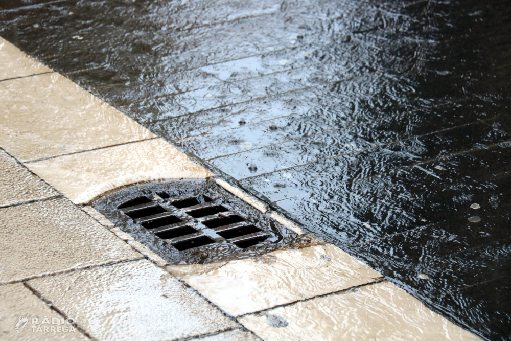 El Servei Meteorològic de Catalunya emet un nou avís per intensitat de pluja per aquest dilluns a la tarda