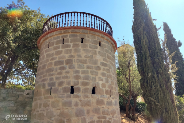 Tàrrega ultima les obres de restauració de dos torricons del Parc de Sant Eloi