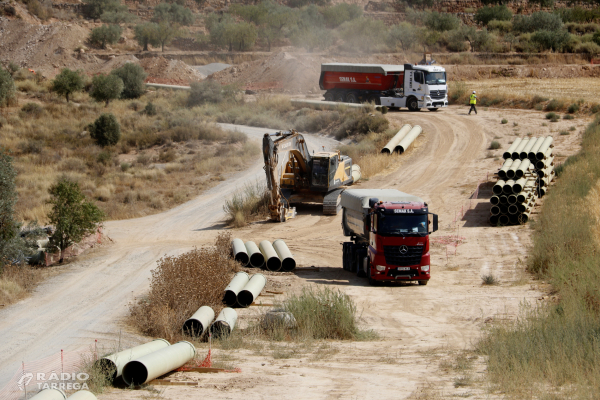 El Segarra-Garrigues arriba a les 26.000 hectàrees adherides al reg amb una nova inversió de 30 MEUR