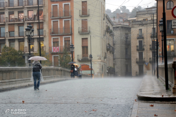 Protecció Civil activa en fase de prealerta el pla INUNCAT per pluges intenses al centre i oest de Catalunya
