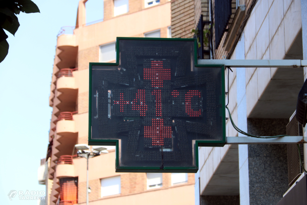 Avís per calor intensa aquest dimarts i dimecres a Ponent