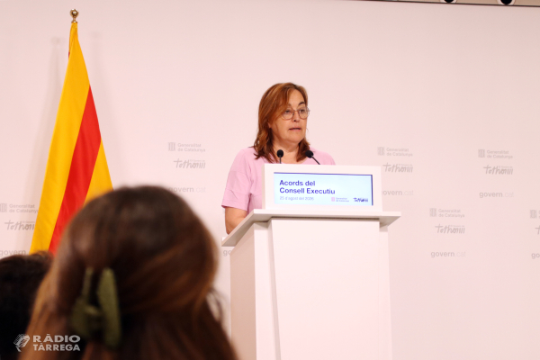 El Govern diu que ha treballat 'intensament' perquè l'inici del curs escolar sigui 'amb la màxima normalitat possible'