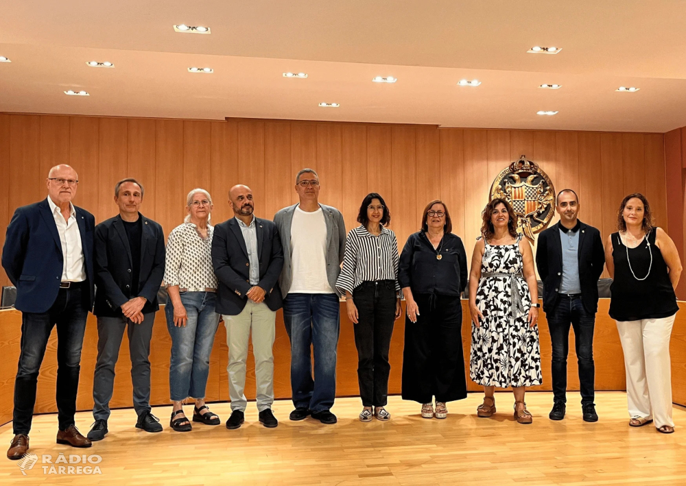 La consellera d'Interior, Núria Parlon, visita Tàrrega per abordar matèries de seguretat ciutadana i infraestructures públiques