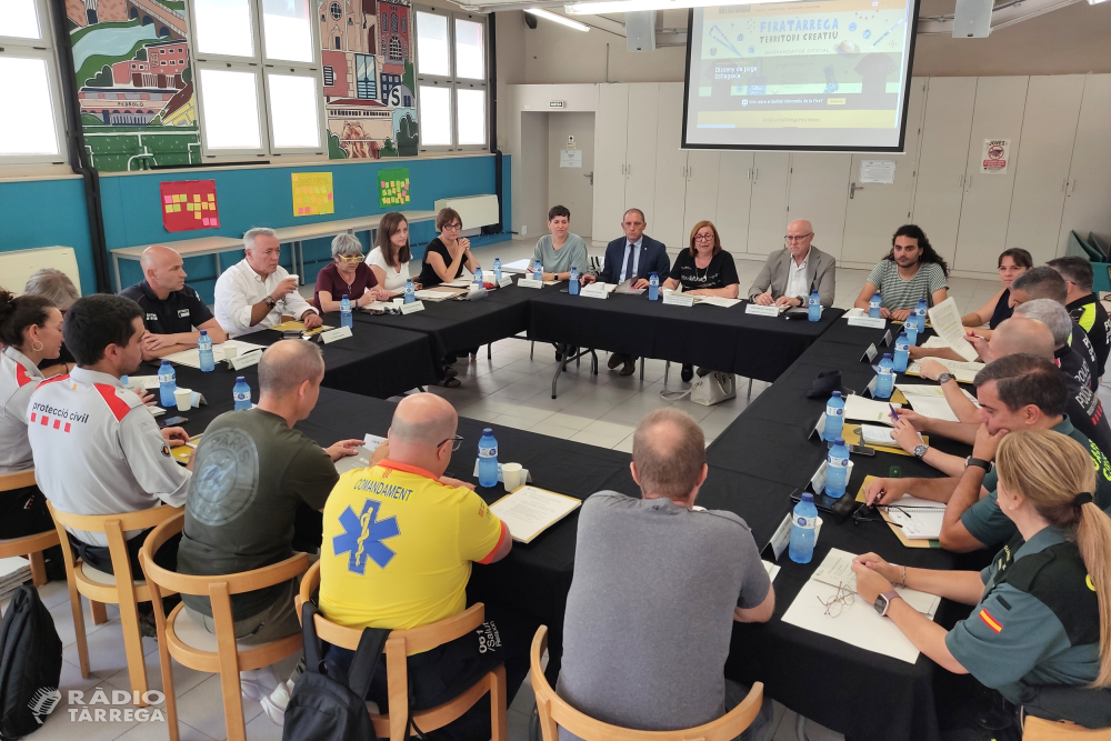 Reforç de la seguretat durant la celebració de FiraTàrrega amb augment de dispositius policials i d'emergències