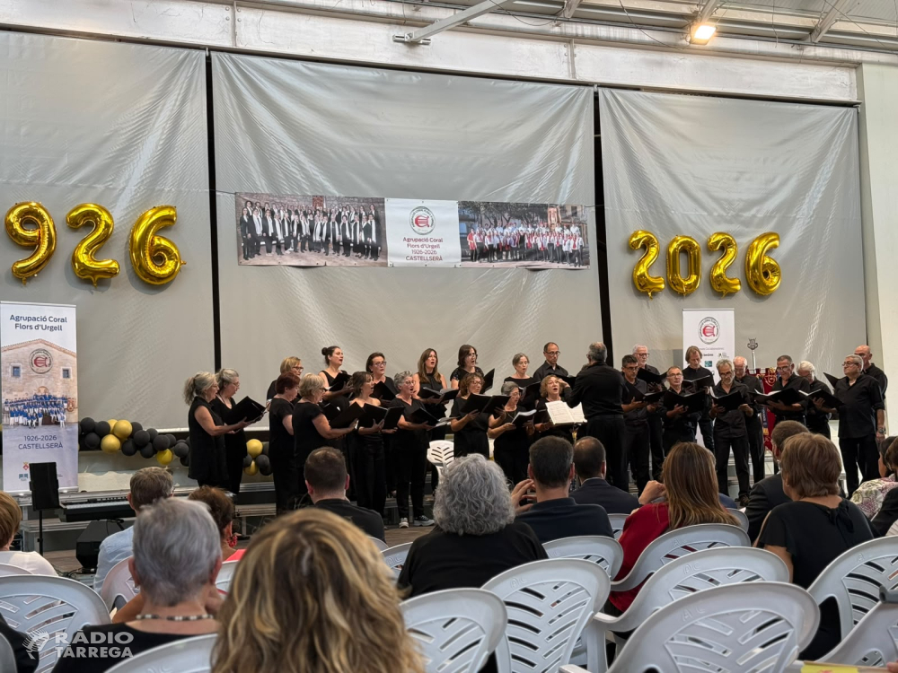 Joan Talarn assenyala els cent anys de la Coral Flors d’Urgell de Castellserà com a exemple de cultura, arrelament i territori