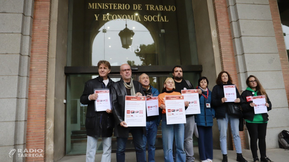 CCOO i UGT registren oficialment la convocatòria de la vaga general de l'11 de novembre