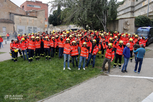 Suspenen el judici dels bombers voluntaris de Lleida contra la Generalitat