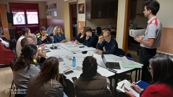 Agramunt realitza un simulacre d’implantació del pla d’actuació municipal per inundacions
