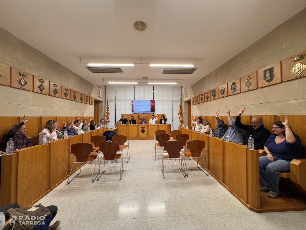 El Ple del Consell Comarcal de l’Urgell aprova la modificació del cartipàs