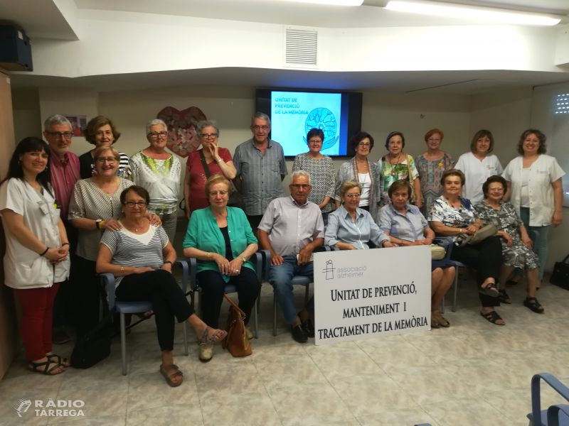 18 persones participen a la 4ª edició del curs de prevenció de la memòria a la seu de l’Associació Alzheimer de Tàrrega