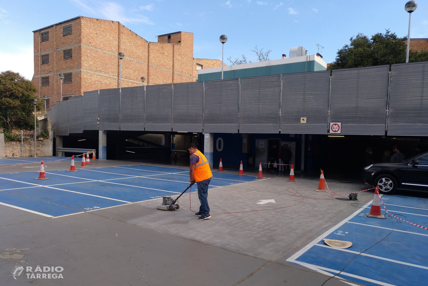 Tàrrega inicia treballs de millora al pàrquing municipal de l’avinguda de Catalunya, que romandrà tancat del 10 al 30 d’octubre