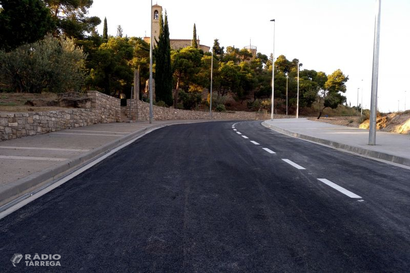 Tàrrega reobrirà al trànsit el carrer de La Pau la setmana vinent, un cop enllestides les obres d’adequació del vial