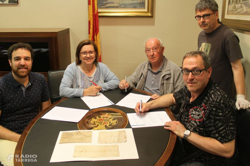 Tàrrega exposarà tres documents d’època medieval relacionats amb la comunitat jueva gràcies a un acord de cessió amb la Parròquia de Verdú