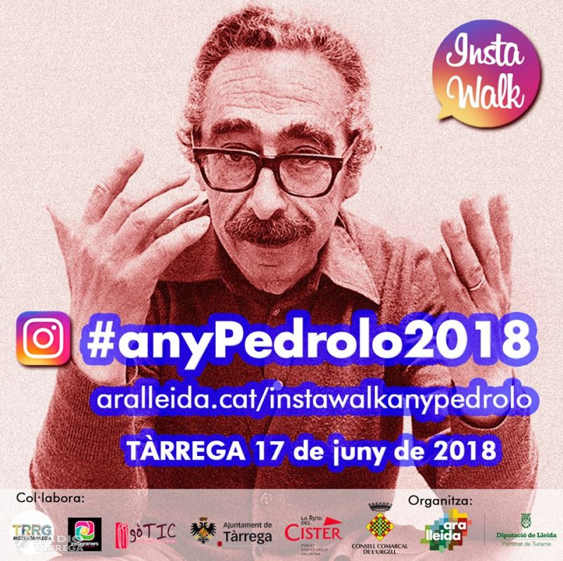 Tàrrega celebrarà el diumenge 17 de juny una ruta turística i cultural per a usuaris d’Instagram resseguint l’empremta de Manuel de Pedrolo