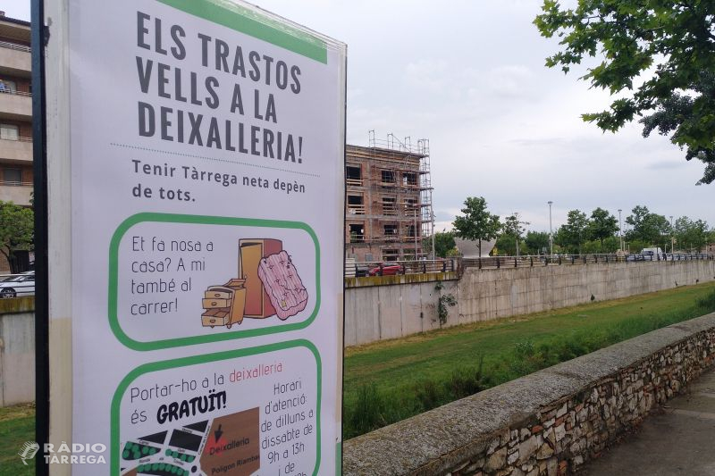 L’Ajuntament de Tàrrega inicia una campanya de sensibilització per no deixar voluminosos al carrer