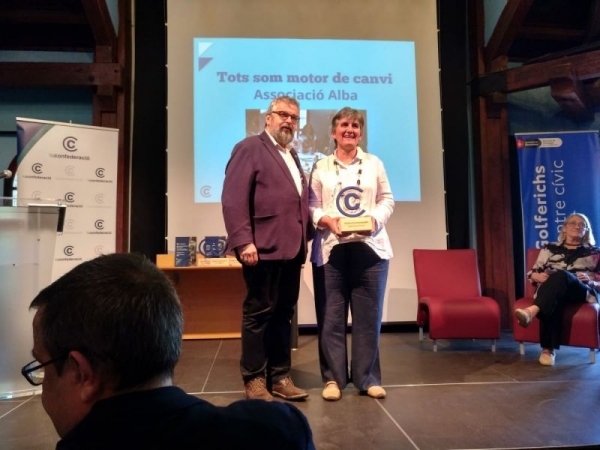 La 2a edició dels Premis La Confederació 2018 premia l'Associació Alba de Tàrrega per la seva gestió i governança democràtica