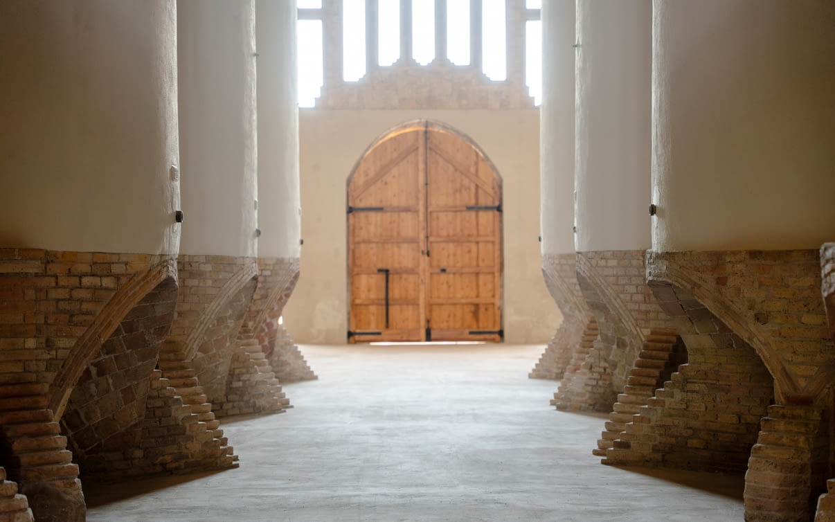 Finalitzen les obres de restauració al Celler Modernista de Rocafort de Queralt
