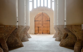 Finalitzen les obres de restauració al Celler Modernista de Rocafort de Queralt