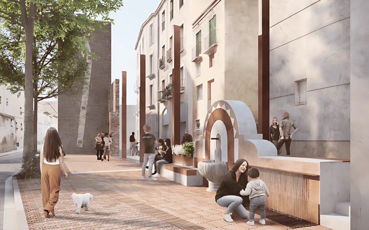 Comencen les obres de restauració de la muralla de Sant Francesc de Valls
