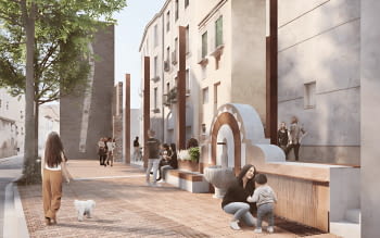 Comencen les obres de restauració de la muralla de Sant Francesc de Valls