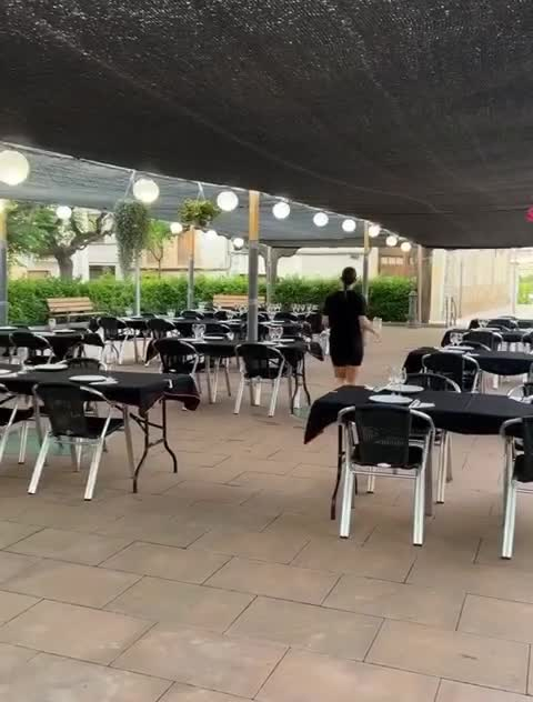 Restaurante con terraza