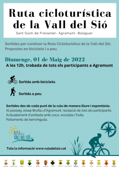 La Vall del Sió es fa seva la via verda amb una jornada participativa