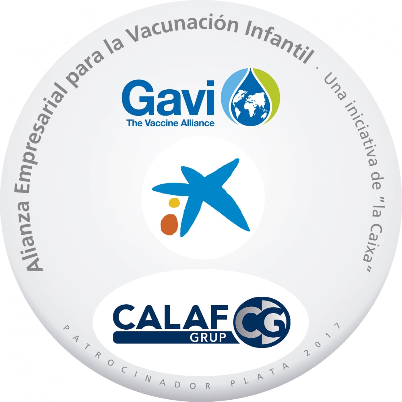 Calaf Grup patrocinadores Plata 2017 de la Alianza Empresarial para la vacunación infantil.