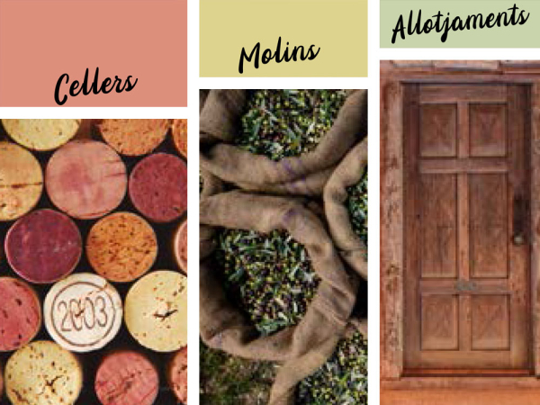 Cellers, Molins i Allotjaments